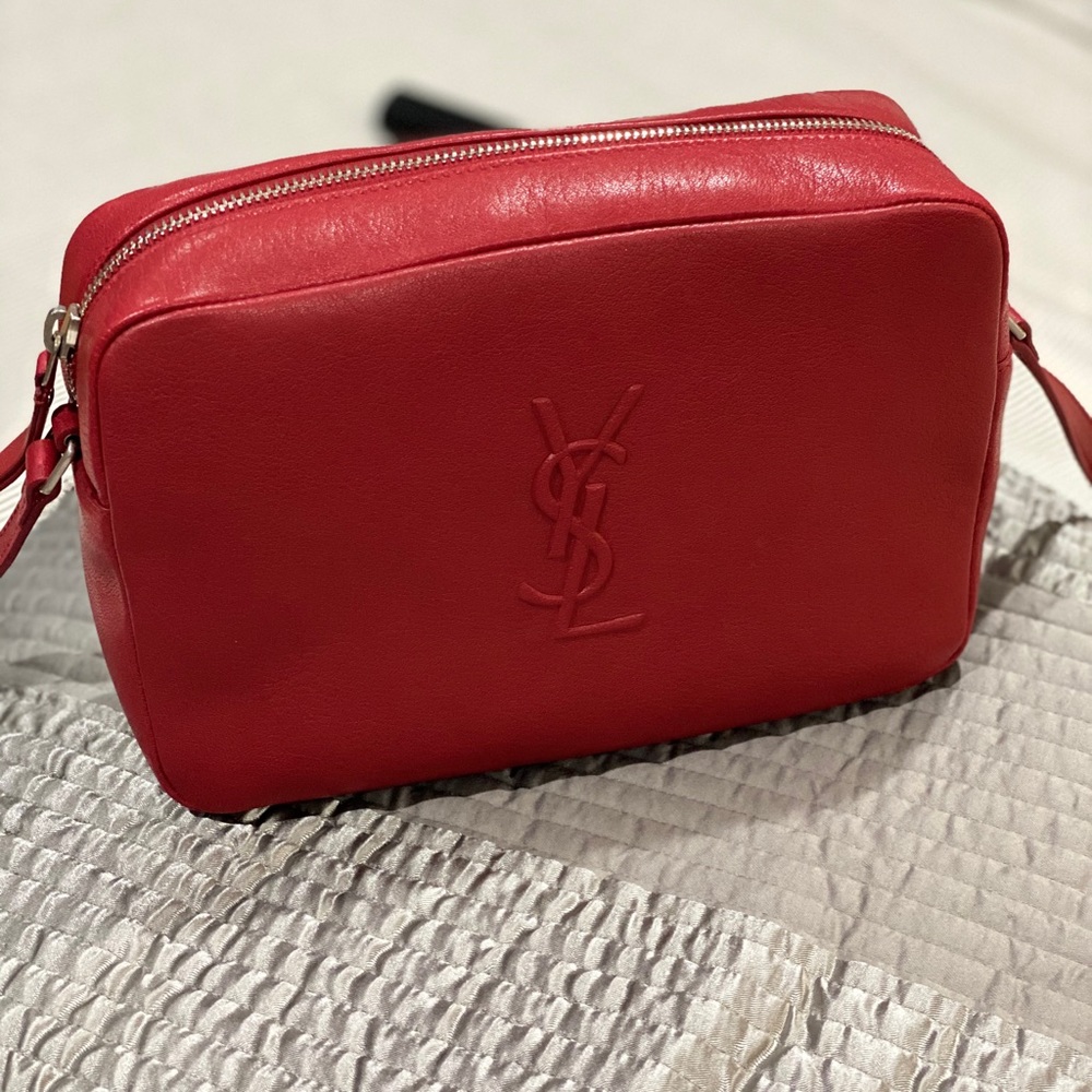 YSL LOU Satchel/Camera Bag in smooth leather